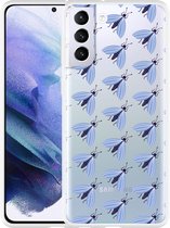 Hoesje Geschikt voor Samsung Galaxy S21 Plus Beestjes