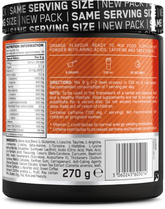 Optimum Nutrition Essential Amino Energy Orange Pre Workout BCAA