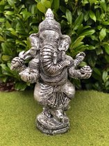 Olifant boeddha Ganesha 55 cm hoog - polyresin - polystone - hoogkwalitatieve kunststof - decoratiefiguur - interieur - accessoire - voor binnen - voor buiten - cadeau - geschenk - tuinfiguur