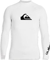 Quiksilver - UV-Zwemshirt met lange mouwen voor jongens - All time - Wit - maat 158-164cm (13-14 jaar)