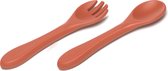 KOOLECO - Siliconen vork & lepel set- Spice