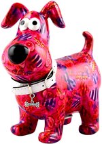 Pomme pidou Hond Hugo - Spaarpot - Medium - Magicalpink Hearts In Love