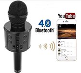 Karaoke-microfhone bluetooth playing time 3,5 hour, kleur zwart, model LB-SV-KMIC01