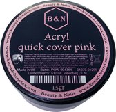 Acryl - quick cover pink - 15 gr | B&N - acrylpoeder  - VEGAN - acrylpoeder
