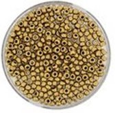 9660-684 Jap. Miyukirocailles - 2,2mm - metallic dorado mat - 4 gram