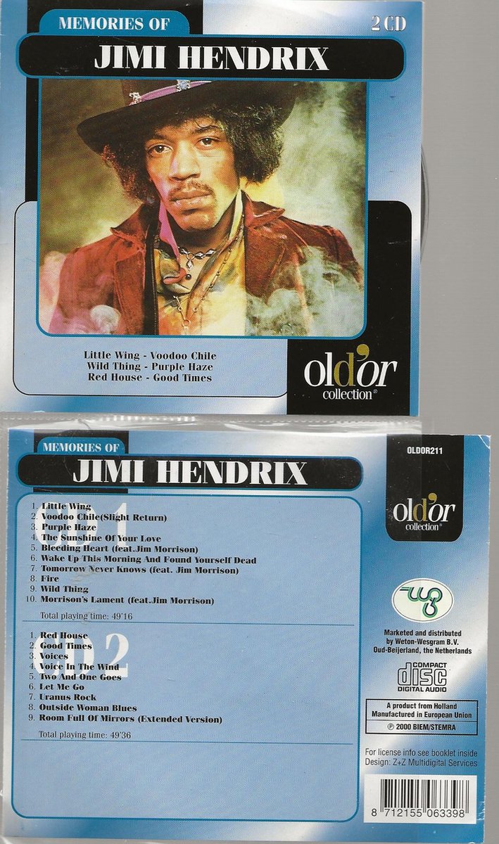 MEMORIES OF JIMI HENDRIX