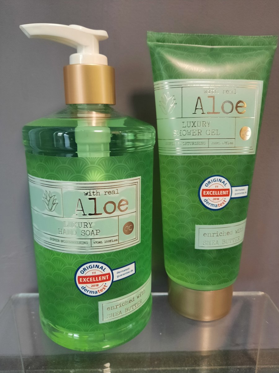 Goedkoopste geschenk set vrouwen verjaardag - aloë vera gel douche -moeder dag - valentijn - kerst - douche gel - handzeep aloë vera verrijkt met shea boter