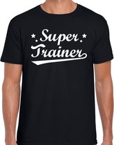 Super trainer t-shirt heren - beroepen / cadeau trainer L
