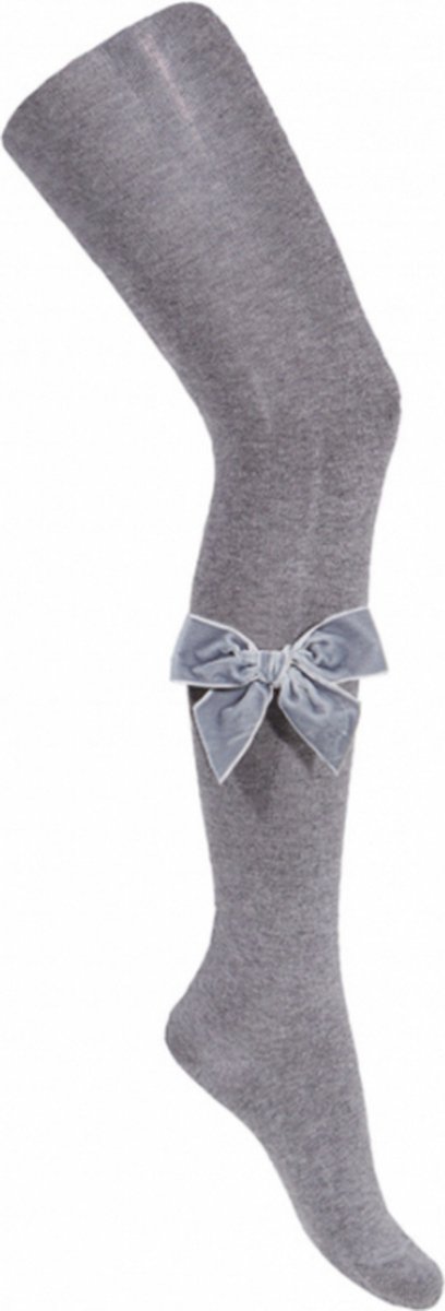 Cóndor Maillot met velours strik grijs  3 tot 6 maanden  - 2489|1 – 230