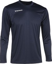 Patrick Pat105 Voetbalshirt Lange Mouw Heren - Marine | Maat: XL