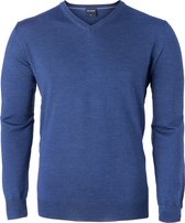 OLYMP - Trui Donkerblauw Merino - L - Modern-fit