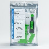 Smart Keeper Essential CF Port Lock (4x) + Lock Key Mini (1x) - Groen