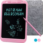 LCD Tekentablet Kinderen "Roze" 12 inch - Met Hoesje & Extra Pen - Speelgoed Meisjes - 3 Jaar - 4 Jaar - 5 Jaar - 6 Jaar - 7 Jaar - 8 Jaar - Tekenbord - Kinderen - eWriter - Writin