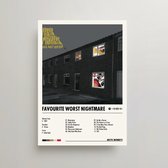 Arctic Monkeys Poster - Favourite Worst Nightmare Album Cover Poster - Arctic Monkeys LP - A3 - Arctic Monkeys Merch - Muziek