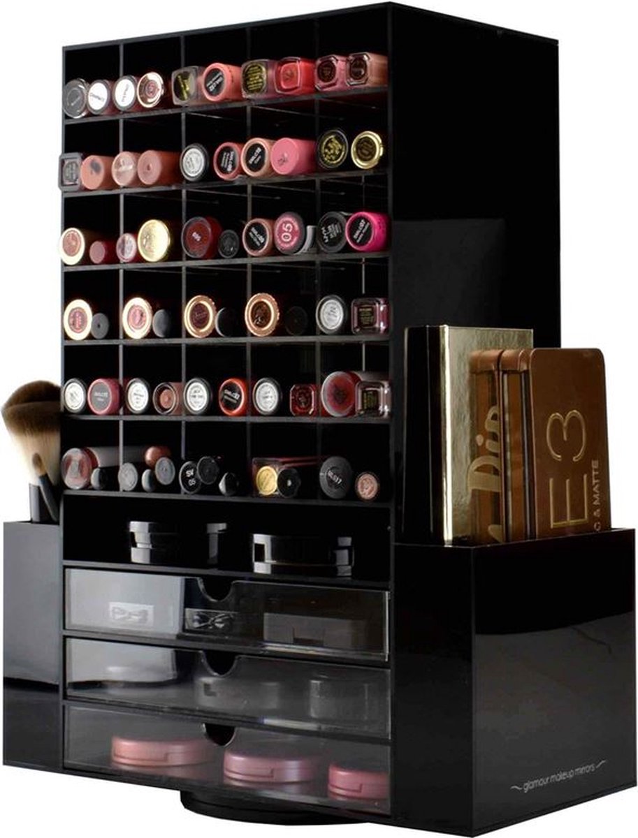 UNIQ Roterende Lippenstifthouder - Zwart