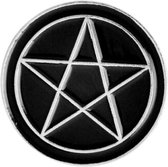 Kledingspeld | Pentagram pin | Halloween kledingspeld | Halloween broches | Satan kledingspeld | Emo | Pentagram speld | Pentagram kledingspeld | Gothic speld | Satan broches