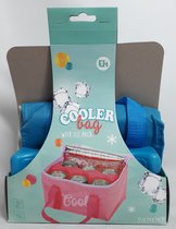 Cooler Bag with Ice Pack - Koeltas met koelelement - 5 Liter - 15x24x14 - Blauw