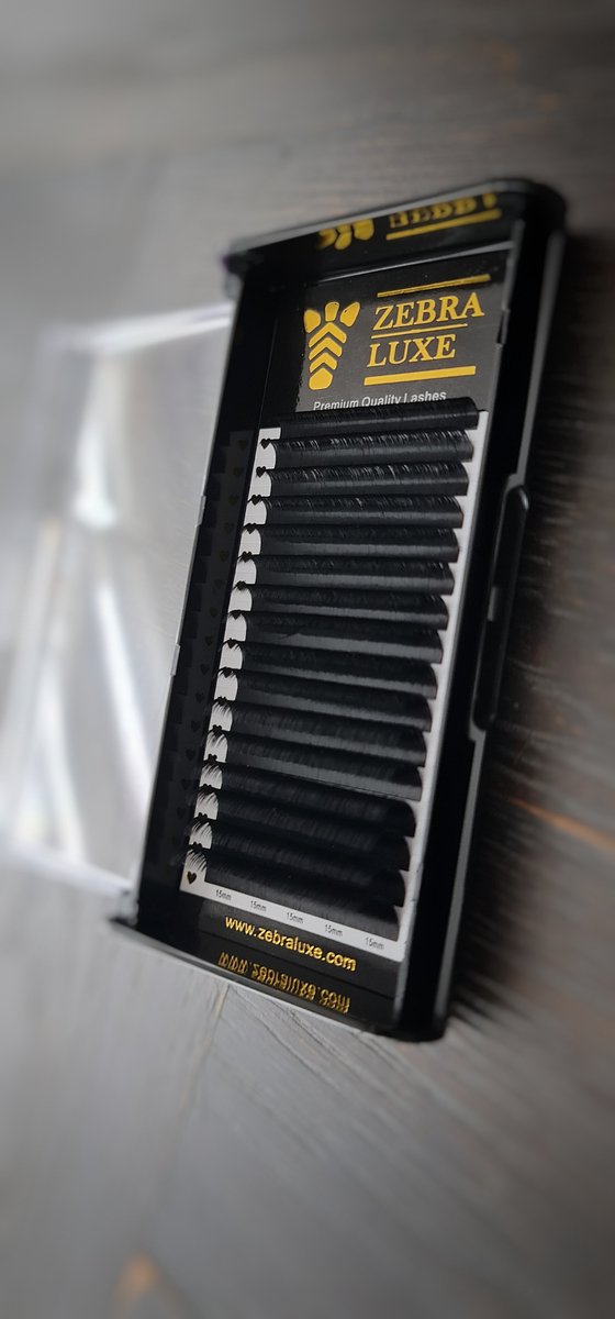 Wimpers Zebra Luxe – D Krul – Dikte 0.05 – Lengte mixed 12 13 14 15 16 17 – 16 rijen in een tray nepwimpers Volume wimperextensions Russian volume D crul