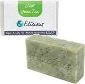 Elicious handgemaakte zeep - Just Green Tea- 100 gram