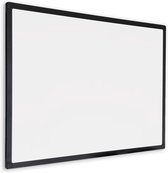 Whiteboard 45x60 cm - Zwart Frame - Magnetisch - Magneetbord / Memobord / Planbord / Schoolbord