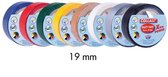 Duct Tape 4 m.  19 mm ass. van 8 kleuren