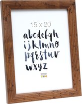 Deknudt Frames fotolijst S54SH9 - bruine houtkleur - hout - 15x20 cm