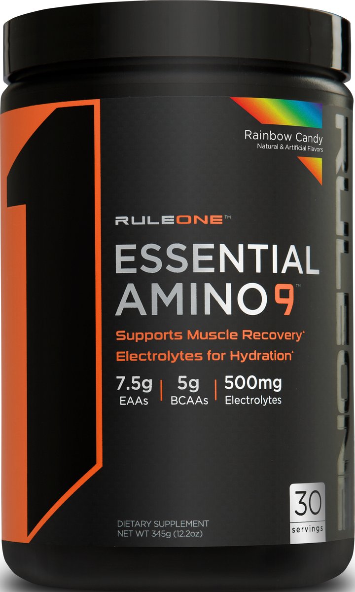 Goedkoopste R1 Essential Amino 9 (30serv) Rainbow Candy