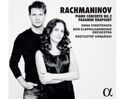 Anna Vinnitskaya, Krzysztof Urbanski, NDR Elbphilh - Rachmaninoff: Piano Concerto No.2 | Paganini Rhapsody (CD)