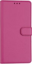 Samsung Galaxy A72 Kunstleer Booktype hoesje - Felroze