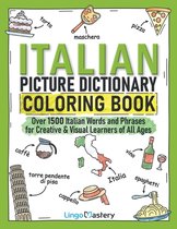 Color and Learn- Italian Picture Dictionary Coloring Book