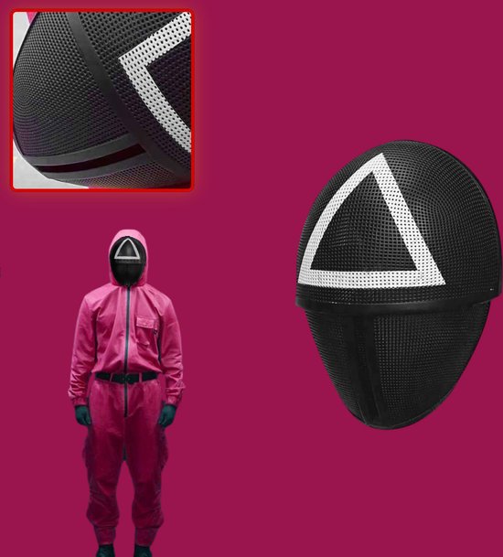 Squid Game Kostuum compleet!!!! Rood Jumpsuit Maat xl Squid Game