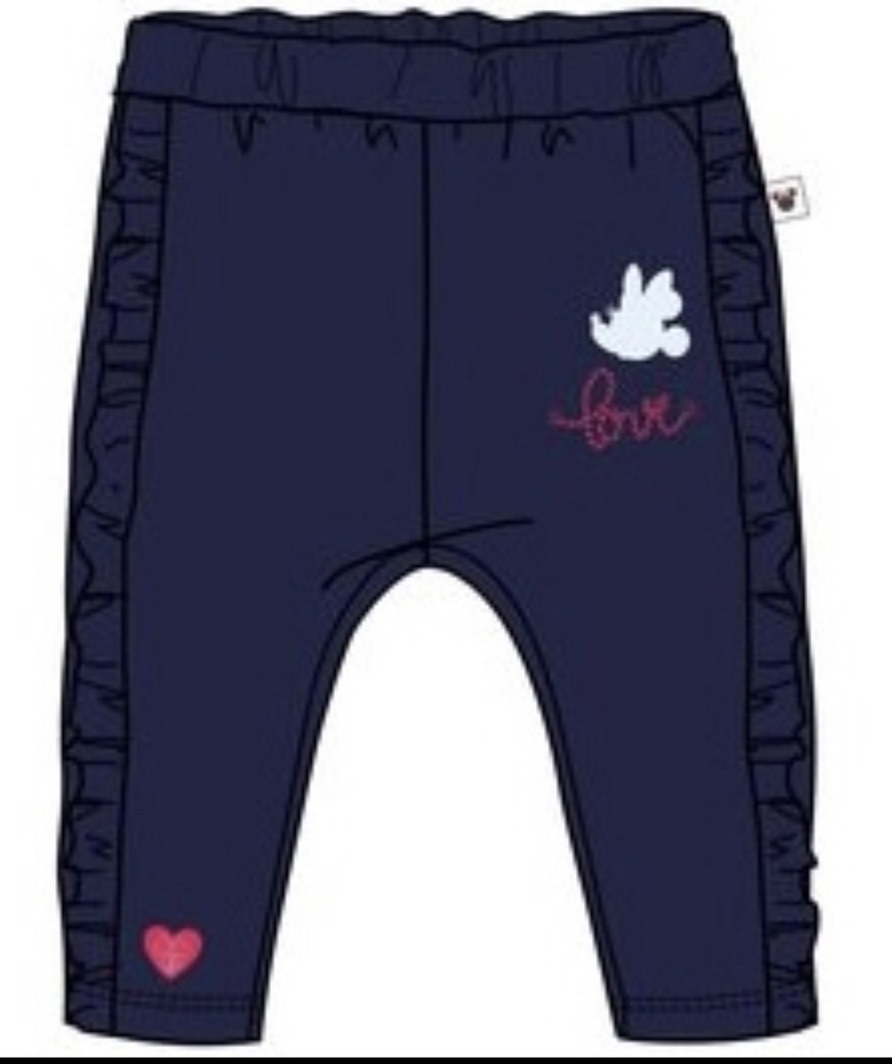 Disney Minnie Mouse Joggingbroek - Donkerblauw - Maat 74 (12 maanden)