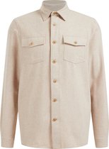 WE Fashion Heren overshirt van wolmix