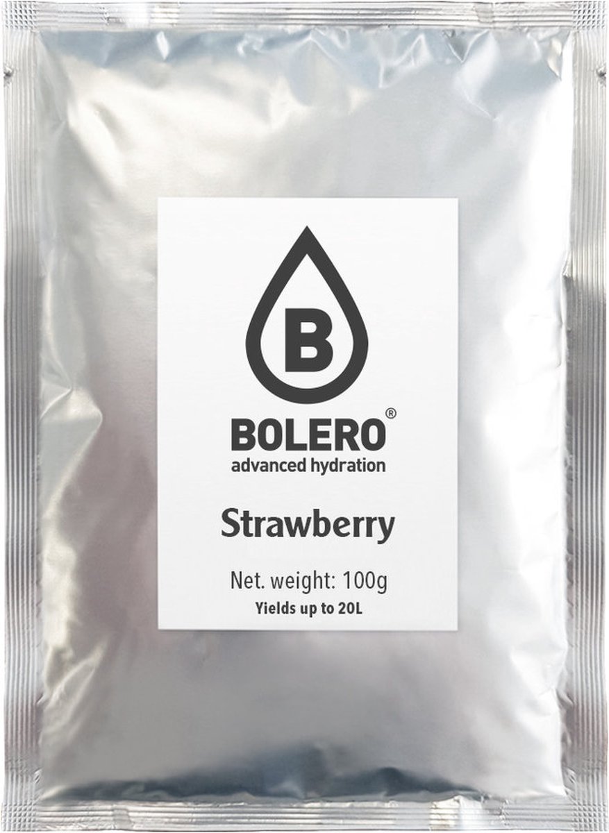 BOLERO Strawberry 1 zak 100g (voor 20 L)
