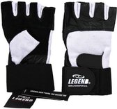 legend-sports-fitness-handschoen-leder-zwart-wit-legend