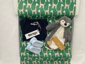 Geboortejongenmeisje.nl - Brievenbusgeschenk - Cadeaupakket baby | Jongen | Kraamcadeau | Relatiegeschenk