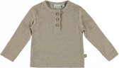 Babylook T-Shirt Henley Rib Sand Melee