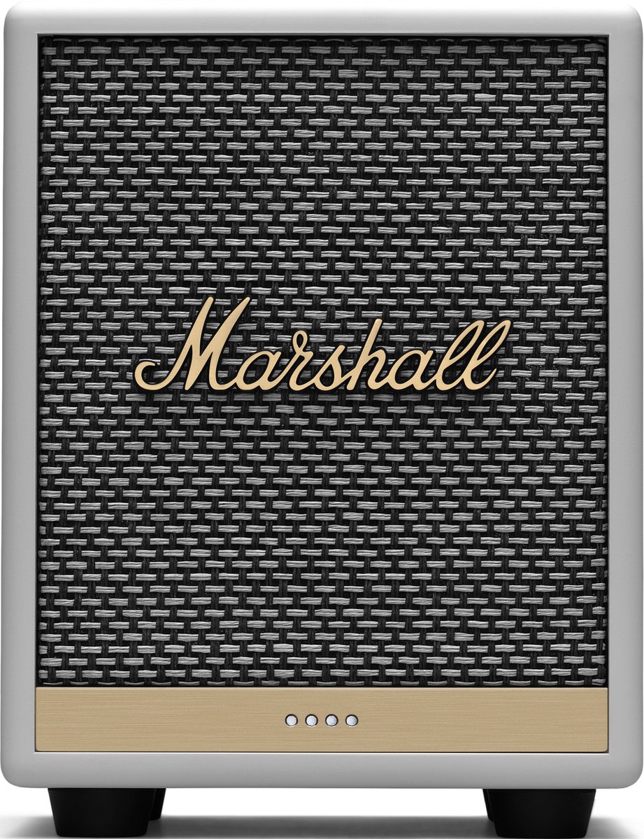Bol.com Marshall Uxbridge - Bluetooth Speaker - Google Assistant - Wit aanbieding