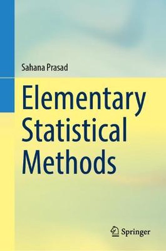 Elementary statistical methods 9789811905957 sahana prasad boeken