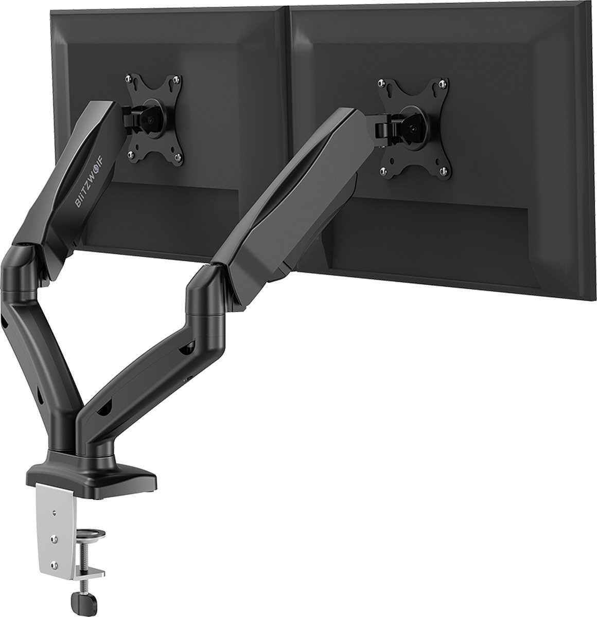 Monitorbeugel 2 schermen 13 tot 27 inch - Standaard L-21 - - de webshop voor mannen