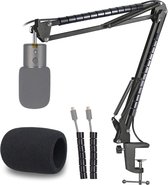 Razer Seiren X Boom Arm met Pop Filter - Mic Stand met Foam Voorruit Cover Compatibel met Razer Seiren X Streaming Microfoon