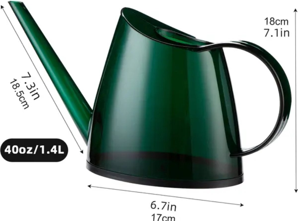 Gieter Voor Binnen - Groen - Gieter - 1,4 Liter - Gieters Voor Binnen - Gietertjes - Gieter Binnen - — cadeau in Cadeau-ideeën - foto 5