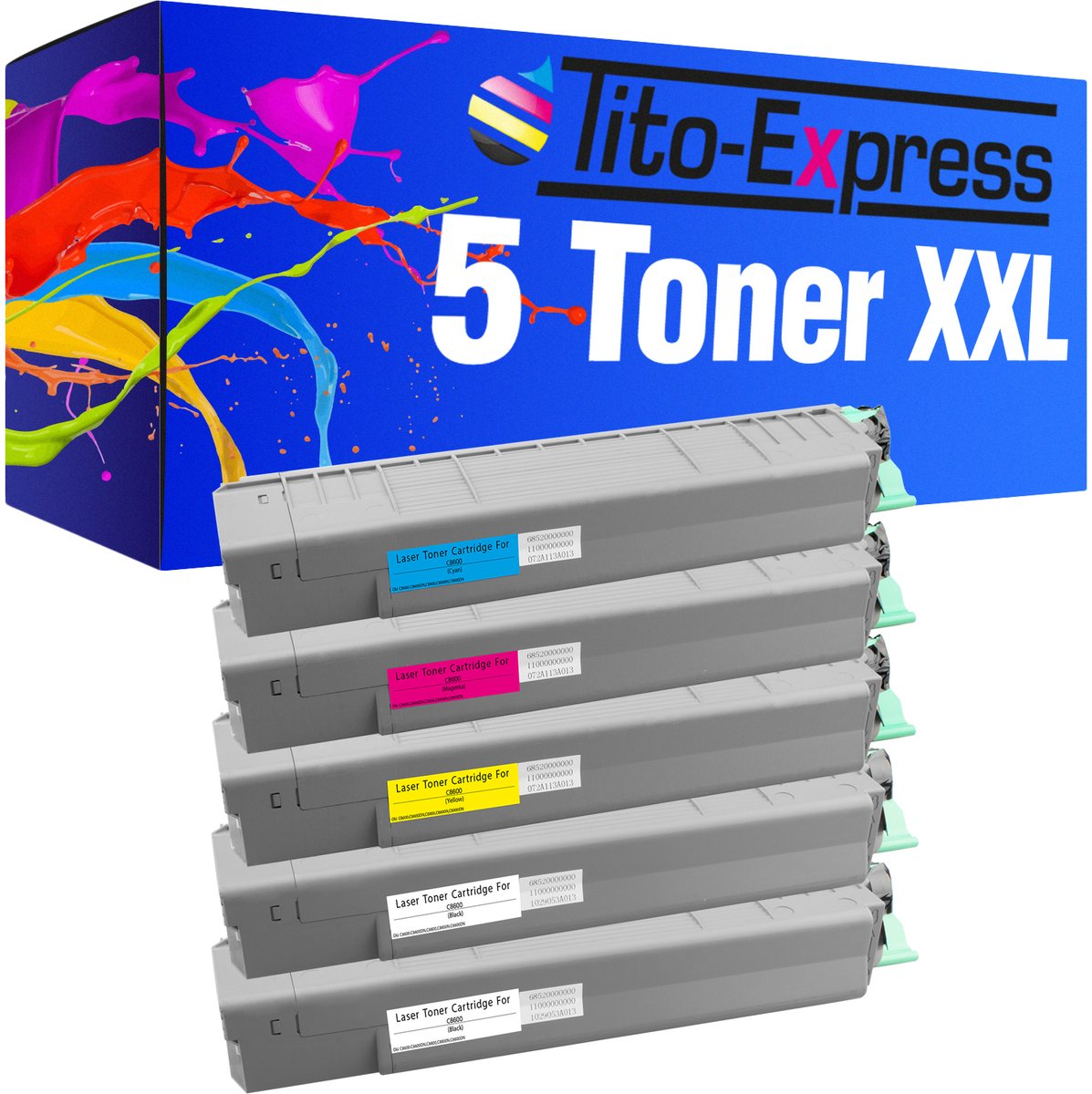 PlatinumSerie® 5 toner alternatief voor Oki C9600