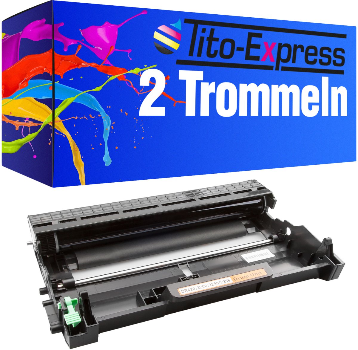 PlatinumSerie® 2 drums XXL alternatief voor Brother DR-2000 12.000 pagina's black