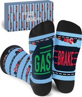 Malinsi® Sokken Heren Formule 1 - Grappige Huissokken t/m 46 - Vaderdag Happy Cadeau Mannen - Vader Papa Socks - Geschenkset voor Man - Max Verstappen