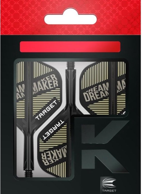 Target K-Flex Dimitri van den Bergh NO2 - Dart Flights - Short van Target — afbeelding 3