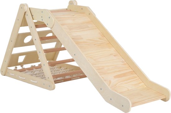 MINENICE Montessori Klimrek, set, indoor klimdriehoek met driehoekig