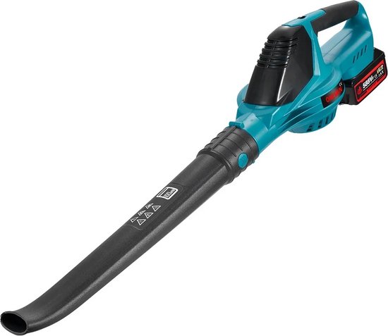 Draadloze Bladblazer - Sneeuwblazer - Stofblazer - Luchtblazer - 18V - 5500W - Elektrisch - 2 Accu's - Accu Lader- Efficiënt Schoonmaken - 5 Standen - 180km/h - Antisliphandvat - Verlengstuk voor Precisie - Zorgt voor Veiligheid van VONROC — afbeelding 3