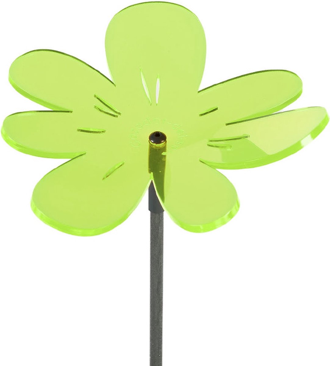 Cazador Del Sol zonnevanger - tuin decoratie voor buiten - Nea - Wavy - Ø150mm x 120cm - Tuinbeeld - Groen Set 1