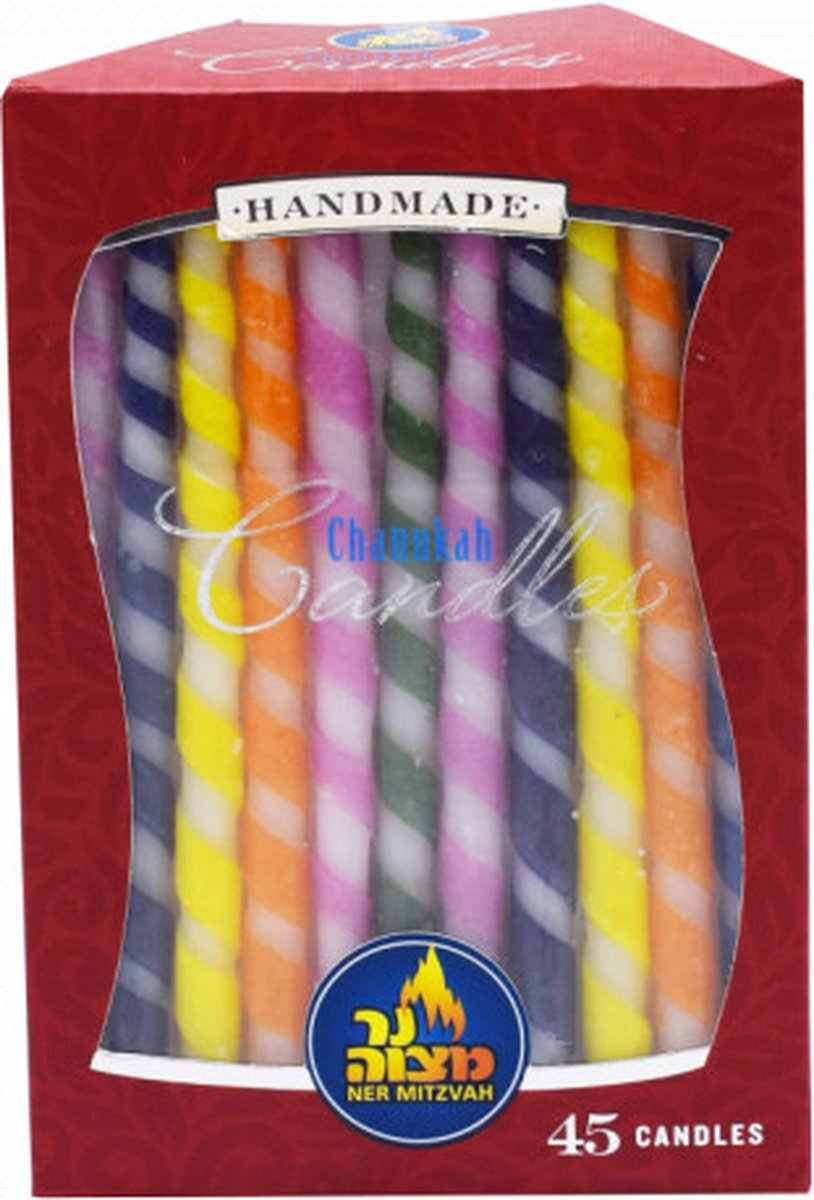Chanukah Candles Spiral